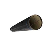 Meilleur prix, tuyau en acier LSAW de grand diamètre conforme à la norme ASTM, peint en noir pour pipeline pétrolier, tuyau API, OD 1120 mm, WT 24,0 mm