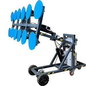 Fuyang Zhugao - Elevador de Vidrio Portátil Eléctrico de 500 kg con Doble Ventosa y 8 Almohadillas, Rotación Manual de 180° - Product Image 1