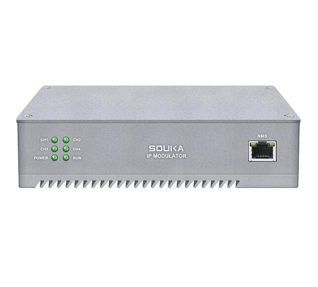 SKD210X IP to RF Modulator 4 Carrier Multi Standard DVB-T T2 ATSC ISDB-T DTMB GE IPTS