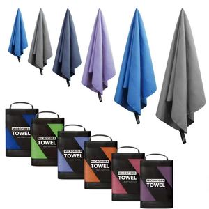 Customizable <b>Towel</b> Sweat Absorbent Soft Portable Sport Camping Gym <b>Beach</b> Yoga Swimming <b>Microfiber</b> Quick Dry <b>Towel</b> - Product Image 1