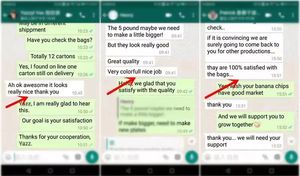 Sacs d'emballage alimentaire laminés en plastique de qualité alimentaire avec impression de logo personnalisé pour congélateur - Product Image 5