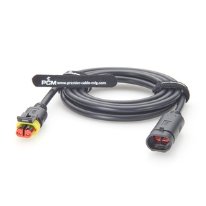 2 Yollu AMP Superseal Konnektör Uzatma Kablosu 16AWG, Kamyon Treyler LED Aydınlatma ve Sensör Sistemleri için Tyco 282104-1 - 282080-1 - Product Image 4