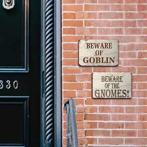 Plaque métallique Décoration <span class=keywords><strong>de</strong></span> jardin fantaisie : Nain gobelin - Product Image 3