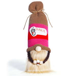 Best Selling Cute Knitted Coffee Cup <b>Doll</b> Garden Gnome Figurine Factory Christmas Decoration Holiday Party Thank You Favors - Product Image 6