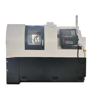 Mesin bubut swiss cnc tipe horizontal, dengan pengumpan bar sm325 swiss tipe cnc untuk implan gigi