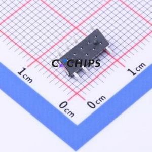 MS-23C01-G1.3 Slide Switch SMD Switch Double Pole Three Throw Rectangle Pin Header Gull Wing Type 10mm - Product Image 2