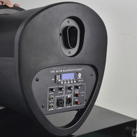 Túnel de audio de alta calidad Subwoofer Delgado Plástico 8 pulgadas Sistema de columna activa Dj Club Altavoces