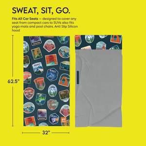 Coprisedile Auto Assorbente per Palestra, Corsa, Atleti, Fitness, Crossfit Estremo, Allenamento, Protezione Sedile Auto, Protezione Animali Domestici, Sport Acquatici all'Aperto - Product Image 4
