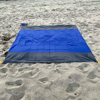 Tapis de plage sans sable, léger, compact, imperméable, portable, couverture de pique-nique d'extérieur, tapis de camping pliable avec pochette de transport