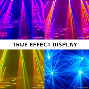 Luzes de Cabeça Móvel A300 Beam 295W com Prismas Duplos, Luz Sharpy Lyre DMX512 IP33, Equipamento de Palco em Alumínio para Casamentos, Concertos e Discotecas - Product Image 4