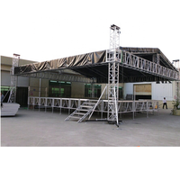 Gran oferta, armazón de estructura ligera de escenario de aluminio de 300 mm para concierto al aire libre, matriz de línea de eventos