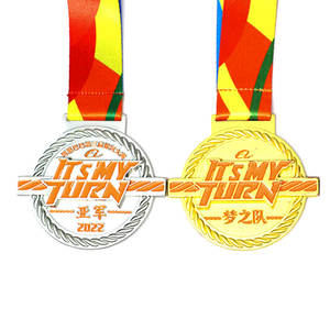 定制3D金牌金属跑步空白足球马拉松体操奖牌奖励运动自行车金属奖杯奖牌牌匾 - Product Image 3