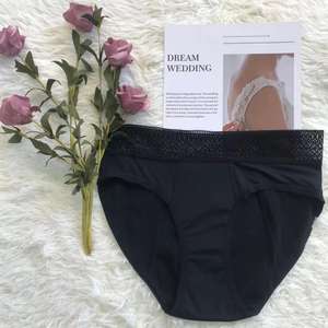 Culottes menstruelles 4XL en nylon à logo personnalisé, réutilisables, 4 couches, anti-fuites, pour flux abondant, vente en gros, promotion chaude - Product Image 6