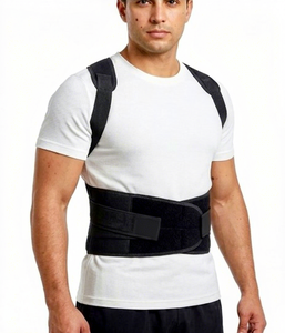 Orthowrap Professional Neoprene <b>Back</b> <b>Brace</b> Adjustable Posture Corrector Support Belt for Adults Breathable Lumbar Support - Product Image 4