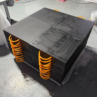 Plaques stabilisatrices en HDPE et UHMWPE de qualité supérieure, forme et taille personnalisées, blocs de stabilisation ronds robustes en UHMWPE pour grue