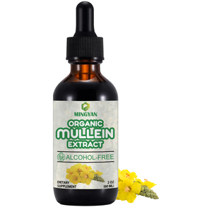 Gotas de Extracto de Gordolobo Orgánico OEM/ODM para Apoyo Respiratorio e Inmunológico, Limpieza Pulmonar Natural y Bienestar Digestivo - Product Image 1