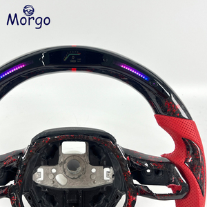 Volant de direction personnalisé en fibre de carbone forgée avec éclairage LED pour Lamborghini Baby Bull <span class=keywords><strong>Gallardo</strong></span> Huracan <span class=keywords><strong>Performante</strong></span>/EVO/sto/<span class=keywords><strong>Spyder</strong></span> Urus - Product Image 2
