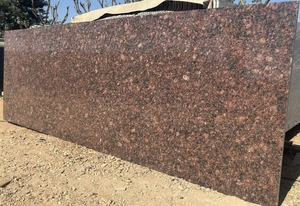 Dalle de granit sud rouge vin de première classe pierre naturelle polie résistance aux taches de chaleur conceptions intérieures personnalisées pour les aires de barbecue en plein air - Product Image 5