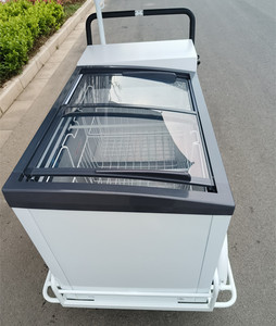 Tricycle de livraison électrique mobile d'extérieur avec congélateur pour la vente de crème glacée - Product Image 3
