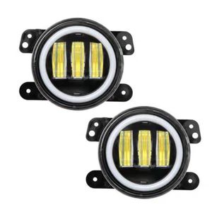 Nuevas bombillas LED antiniebla <span class=keywords><strong>de</strong></span> ojo <span class=keywords><strong>de</strong></span> Ángel H7 <span class=keywords><strong>de</strong></span> 4 pulgadas en forma <span class=keywords><strong>de</strong></span> círculo blanco/amarillo para coche Wrangler R - Product Image 6