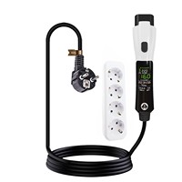 Chargeur EV Portable GBT 16A 3.5KW V2L, Prise Multiprise, Chargeur Voiture 10M pour BYD MG Camping Maison