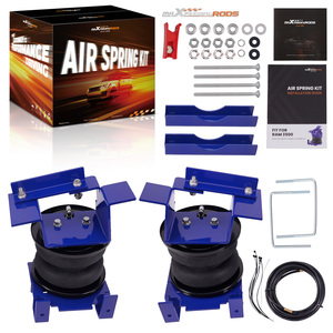 Kit de suspension pneumatique de remorquage robuste <span class=keywords><strong>MaXpeedingrods</strong></span> jusqu'à 7500 lb avec ressorts auxiliaires pour Dodge Ram <span class=keywords><strong>3500</strong></span> RWD/4WD 2019-2026 - Product Image 1