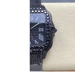 Relojes mecánicos de pulsera cuadrados de lujo, negros, modernos y de alta calidad, al por mayor de fábrica. - Product Image 1