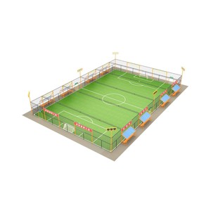 Césped artificial de PP de primera calidad para canchas de tenis de interior y parques infantiles domésticos-Alturas de pila de 20mm, 25mm y 40mm disponibles - Product Image 5