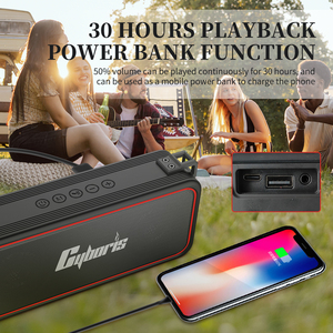 Altavoz Inalámbrico X7 de 20W - Resistente al Agua IPX7, Batería de 24H, Bajos Profundos, TWS para Sonido Estéreo, Diseño Portátil - Product Image 2