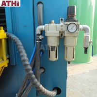 Machine de moulage par injection de sable vert ATHI Z149W, machine de moulage par secouage et pressage pour la fabrication de couvercles de puits de visite