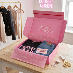 Caja de Ropa Personalizada al por Mayor Directo de Fábrica, Empaque de Papel Rígido para Conjuntos de Regalo de Productos de Moda - Product Image 2