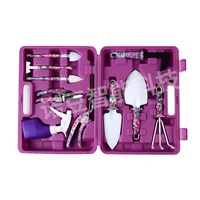 Ensemble d'outils de jardin en fer personnalisés : pelle, bêche, cisailles, arrosoir – Fournitures polyvalentes pour la plantation de fleurs et le désherbage – Chine