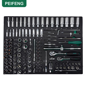 <span class=keywords><strong>Vente</strong></span> directe usine – Nouvel ensemble d'outils mécaniques professionnels 369 pièces en acier au chrome-vanadium : clés, douilles, pinces et tournevis - Product Image 4