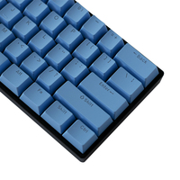 Keyboard mekanik Mini 61 tombol, kabel RGB nirkabel menyala dengan lampu latar LED PC komputer Teclado Keyboard Gaming