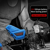 Scie sauteuse professionnelle sans fil rechargeable 20V, compacte et portable, alimentée par batterie, pour la coupe du bois et du métal