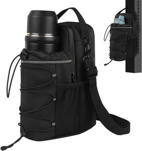 <span class=keywords><strong>Bolsa</strong></span> de Gimnasio Cruzada Magnética Personalizada con 4 Imanes Fuertes y Porta Botella de Agua Pequeño para Hombres y Mujeres, para Fitness y Deportes - Product Image 1