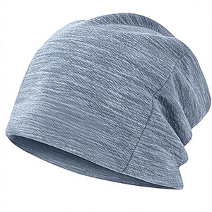NEXO INDUSTRIES Gorro de verano unisex, fino, hueco, transpirable, de algodón artificial, holgado, para dormir, para quimioterapia, tipo beanie grueso - Product Image 3