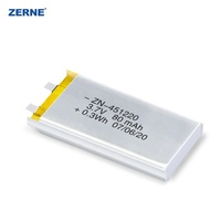 Mini Batería Recargable de Polímero de Litio de 80 mAh, Modelo 451220, para Lápiz Traductor