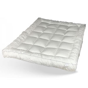 Настраиваемый высококачественный суперматрас, наматрасник толщиной 14 см, Гипоаллергенная хлопковая наматрасница с полым волокном - Product Image 1