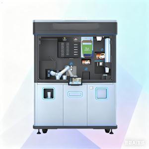 ตู้จำหน่ายกาแฟอัตโนมัติหุ่นยนต์ xbot, ตู้จำหน่ายกาแฟคาเฟ่ใช้เงินสดและบัตร - Product Image 4