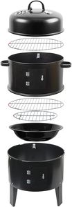 Moderna <span class=keywords><strong>Parrilla</strong></span> Ahumadora Comercial de Hierro para Carne y Pescado, Horno BBQ Portátil para Cocina Exterior M03006 - Product Image 4