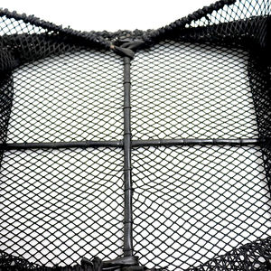Di alta qualità commerciale pesca due ingresso trappola per granchio quadrato gabbia da pesca pieghevole gamberetti gabbia gabbia - Product Image 3