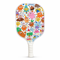 Ensemble de raquettes de pickleball en fibre de verre pour enfants, raquettes de sport de plein air pour enfants