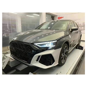 Kit Carrozzeria Anteriore RS3 per <span class=keywords><strong>Audi</strong></span> <span class=keywords><strong>A3</strong></span> S3 Kit Estetici <span class=keywords><strong>Paraurti</strong></span> Anteriore con Griglia Alette Canard Labbro Anteriore Diffusore Terminale di Scarico 2020 2021 2022 2023 - Product Image 3