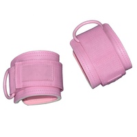 Sangle de cheville réglable en néoprène avec manchette de cheville rembourrée Accessoire d'équipement de fitness Boucle de crochet pour machines à câble Haltérophilie