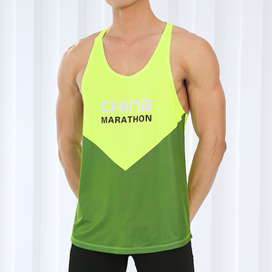 Débardeur de sport en polyester pour homme, sans manches, pour fitness, course à pied et gym - Product Image 2