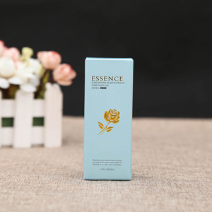 Tùy chỉnh hai mặt Hộp Mỹ phẩm Logo 30ml thủy tinh tinh dầu nhỏ giọt chai giấy bao bì có tính năng dập nổi bàn giao - Product Image 2