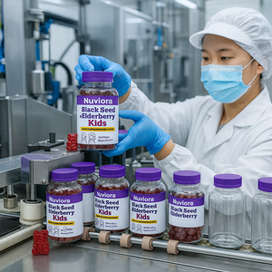 Gomitas Unisex para Niños Black for Elderberry, Refuerzo Inmunológico, Masticables, Sabor a Arándano y <span class=keywords><strong>Manzana</strong></span>, Suplemento Diario para la Salud - Product Image 6