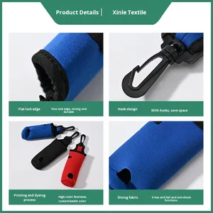 Bolsa de Golf de Neopreno con Gancho, Funda Protectora Portátil, Bolsa de Cintura para Almacenamiento, Material de Buceo, Bolsa Pequeña para Pelotas - Product Image 2