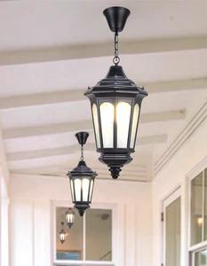 Siyah/bronz Retro açık peyzaj lamba su geçirmez avlu ışık bahçe Villa topluluk için Vintage dış aydınlatma - Product Image 6